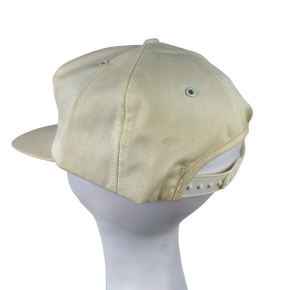 Vintage Snapback Baseball Hat Cap Penske Racing White Embroidered 90s - Picture 6 of 12